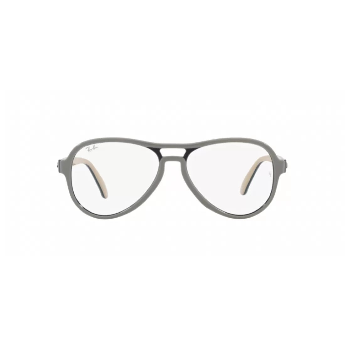 OCCHIALE DA VISTA UNISEX RAY-BAN RX 4355V VAGABOND 8133 GRIGIO CHIARO BLU MARRONE CHIARO CALIBRO 58
