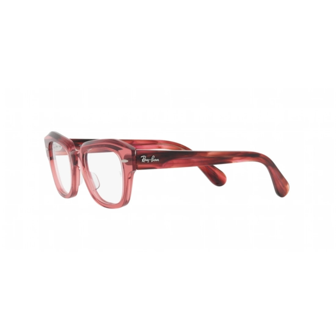 OCCHIALE DA VISTA UNISEX RAY-BAN RX 5486 STATE STREET 8177 ROSA TRASPARENTE CALIBRO 46