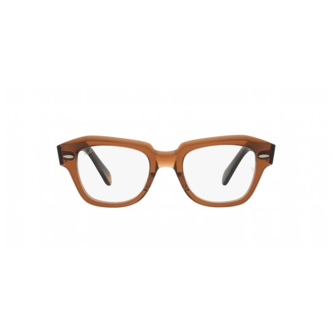 OCCHIALE DA VISTA UNISEX RAY-BAN RX 5486 STATE STREET 8179 MARRONE TRASPARENTE CALIBRO 48