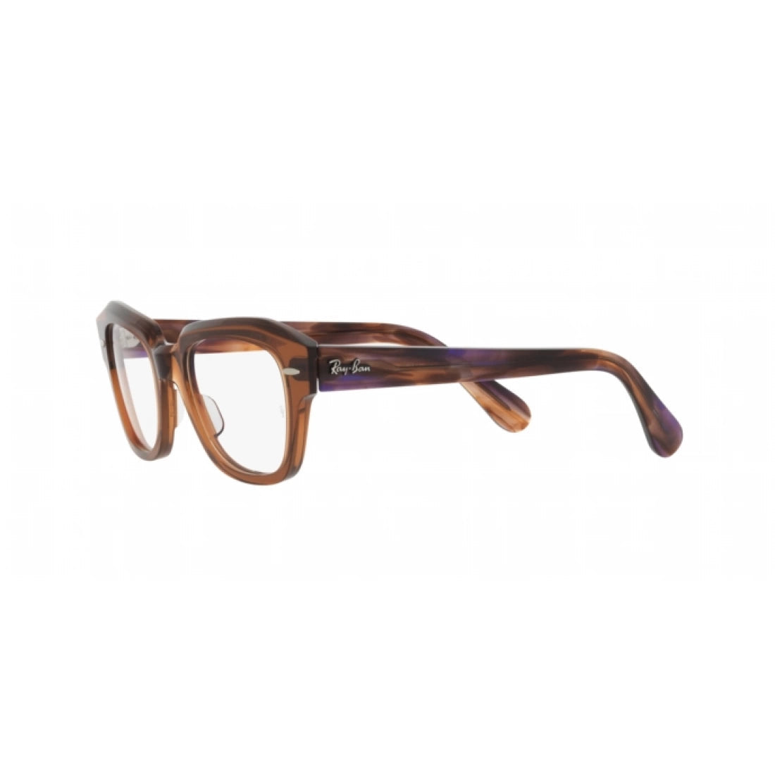 OCCHIALE DA VISTA UNISEX RAY-BAN RX 5486 STATE STREET 8179 MARRONE TRASPARENTE CALIBRO 48
