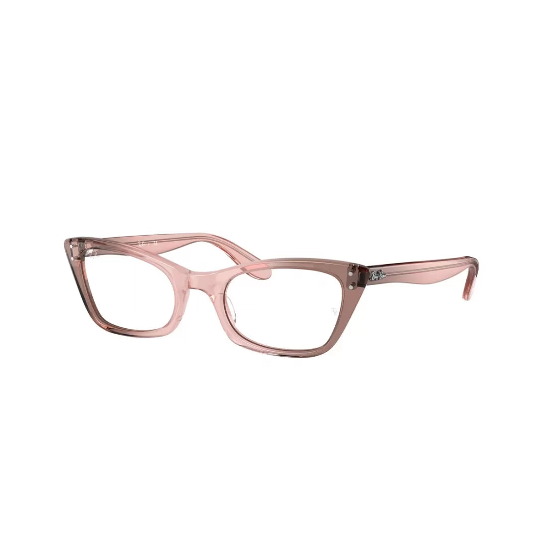 OCCHIALE DA VISTA DONNA RAY-BAN RX 5499 LADY BURBANK 8148 ROSA TRASPARENTE CALIBRO 47