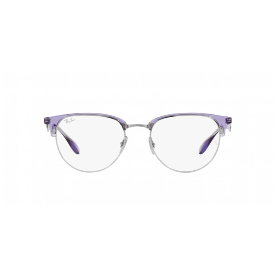 OCCHIALE DA VISTA UNISEX RAY-BAN RX 6396 - 3130 VIOLA TRASPARENTE SU ARGENTO CALIBRO 51
