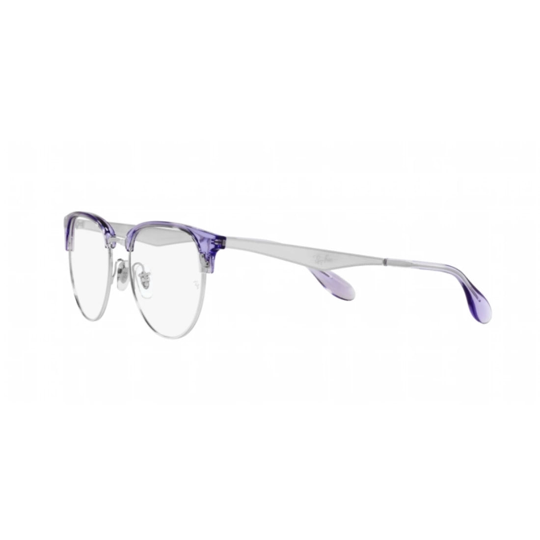 OCCHIALE DA VISTA UNISEX RAY-BAN RX 6396 - 3130 VIOLA TRASPARENTE SU ARGENTO CALIBRO 51