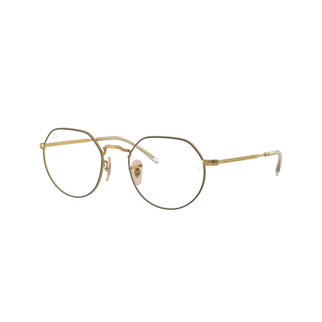 OCCHIALE DA VISTA UNISEX RAY-BAN RX 6465 JACK 2890 NERO OPACO SU ARISTA CALIBRO 49