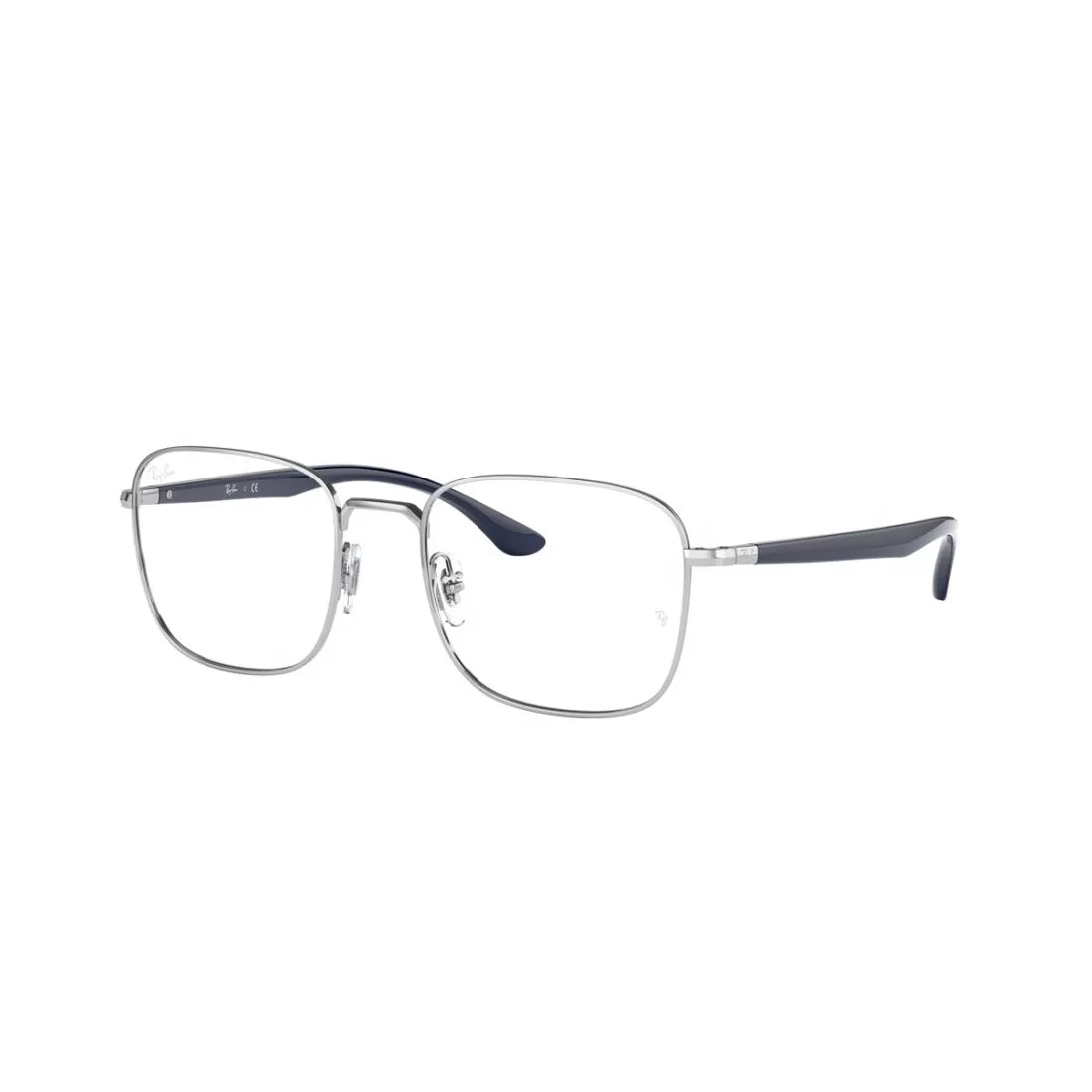 OCCHIALE DA VISTA UNISEX RAY-BAN RX 6469 - 2501 D'ARGENTO CALIBRO 50