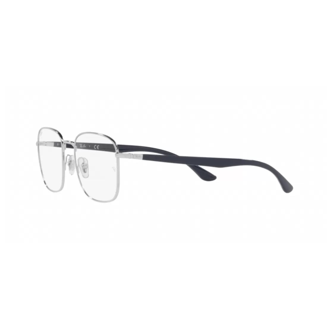 OCCHIALE DA VISTA UNISEX RAY-BAN RX 6469 - 2501 D'ARGENTO CALIBRO 50