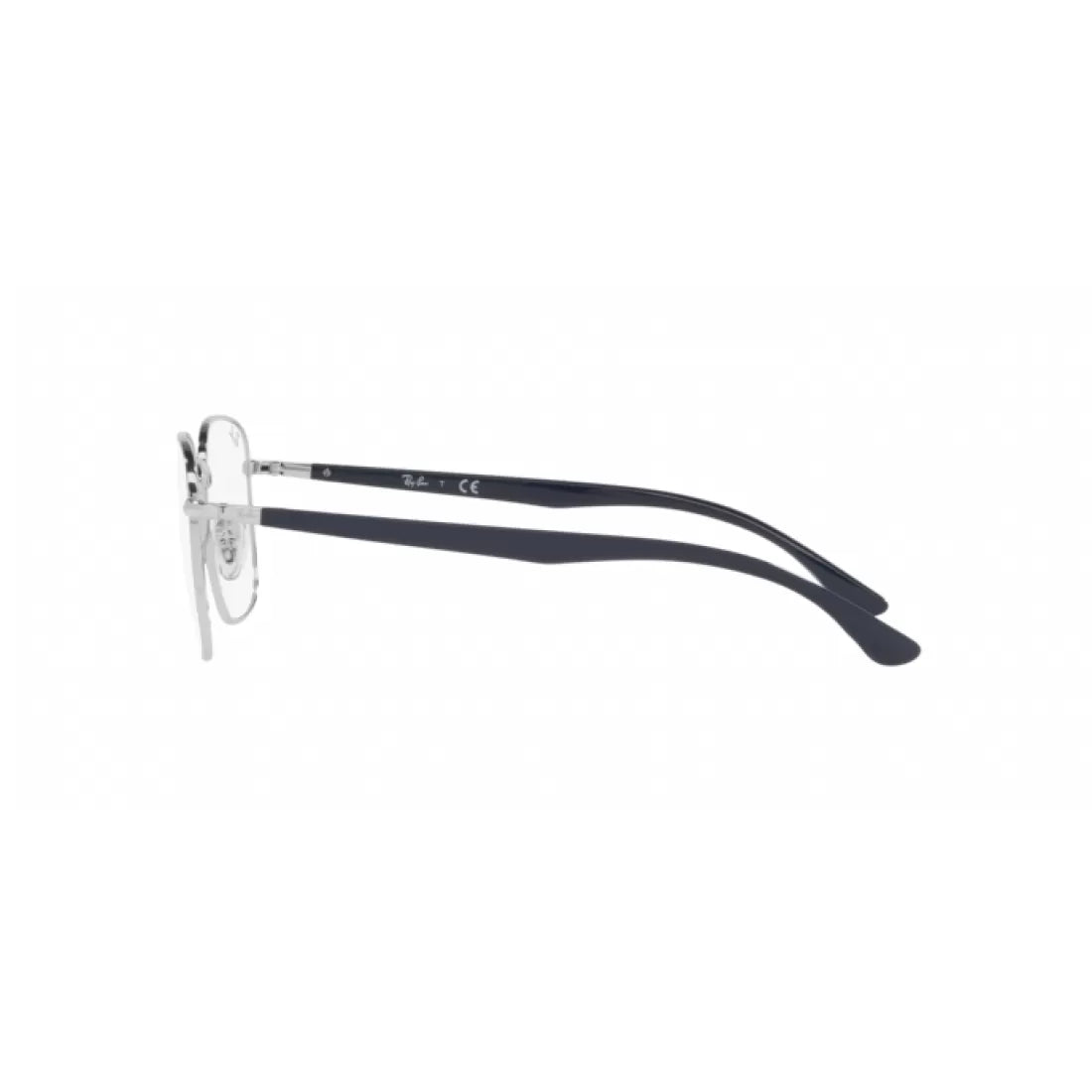 OCCHIALE DA VISTA UNISEX RAY-BAN RX 6469 - 2501 D'ARGENTO CALIBRO 50