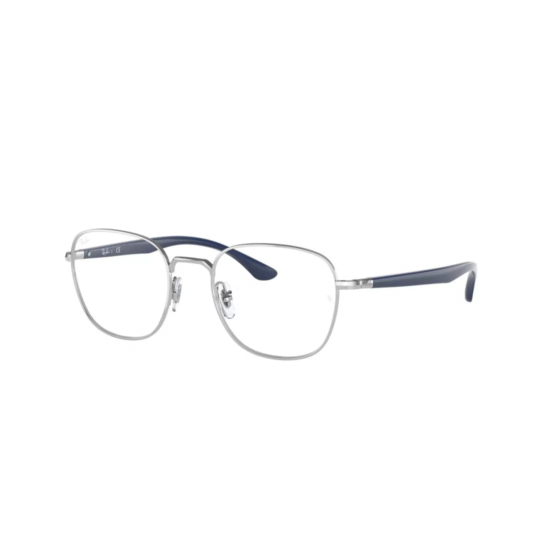 OCCHIALE DA VISTA UNISEX RAY-BAN RX 6477 - 2501 D'ARGENTO CALIBRO 51