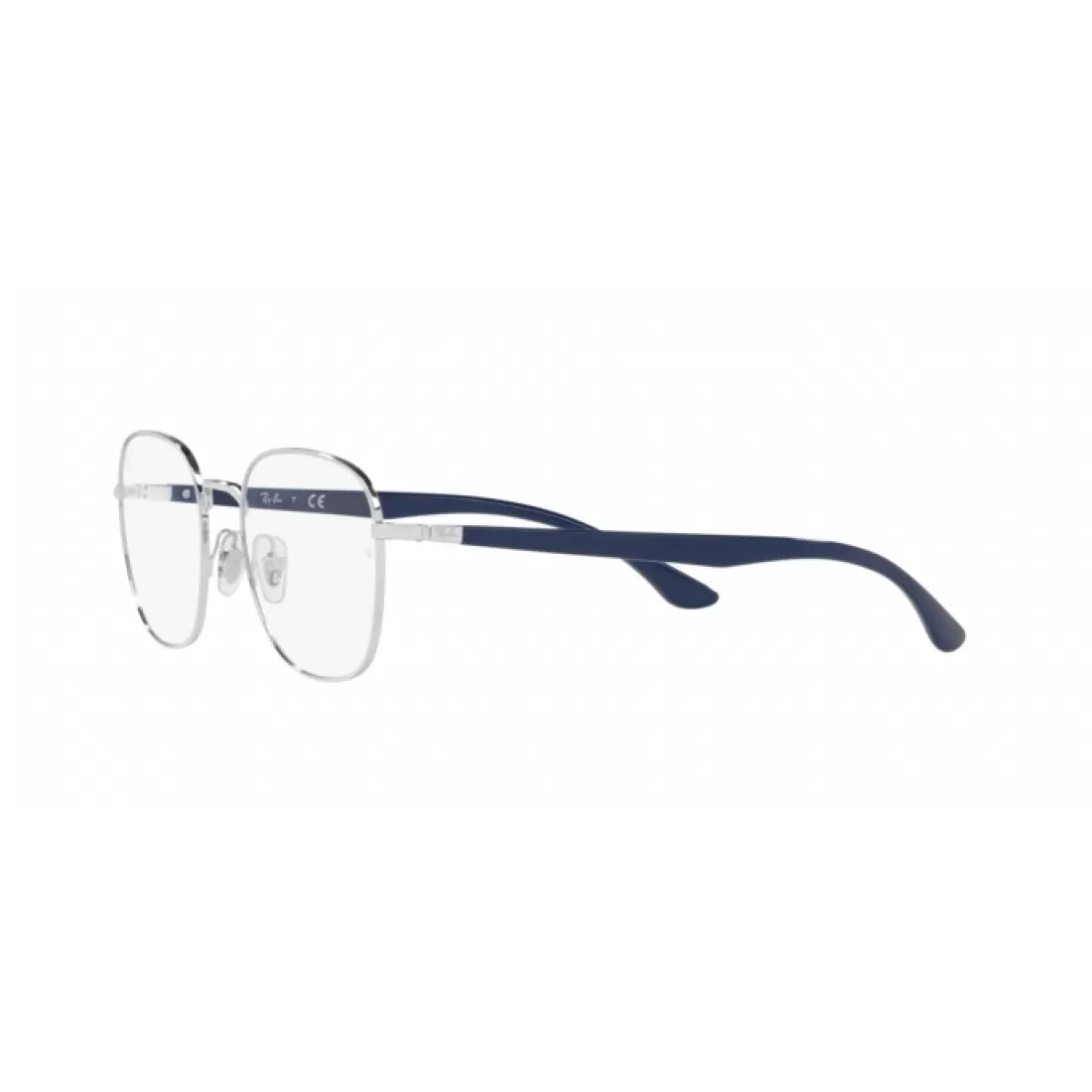 OCCHIALE DA VISTA UNISEX RAY-BAN RX 6477 - 2501 D'ARGENTO CALIBRO 51