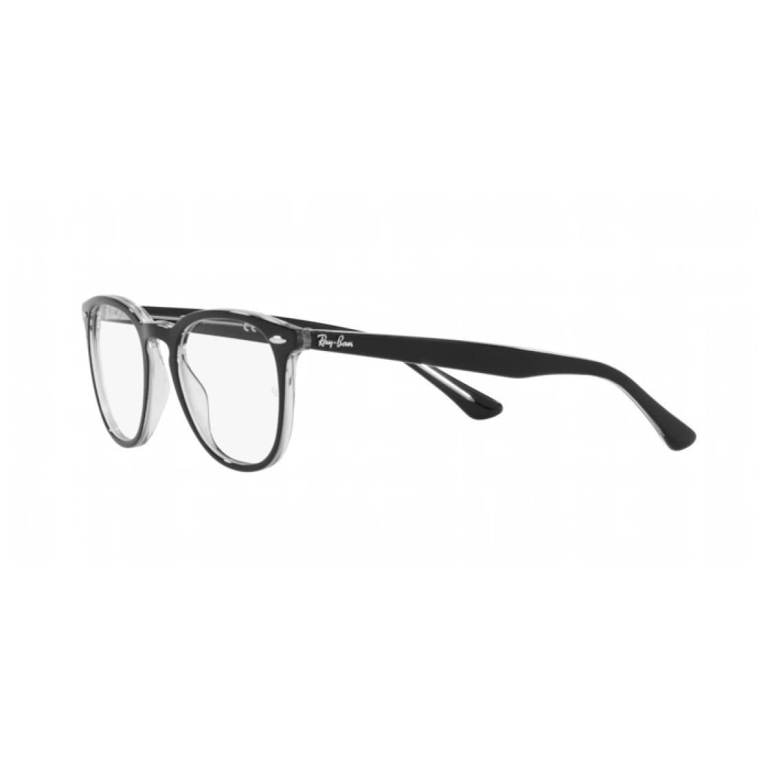 OCCHIALE DA VISTA UNISEX RAY-BAN RX 7159 - 2034 NERO SU TRASPARENTE CALIBRO 52
