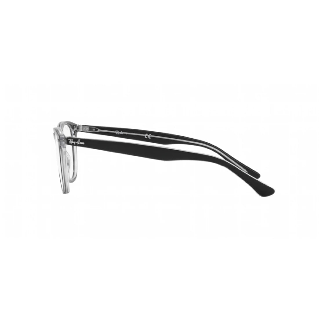 OCCHIALE DA VISTA UNISEX RAY-BAN RX 7159 - 2034 NERO SU TRASPARENTE CALIBRO 52