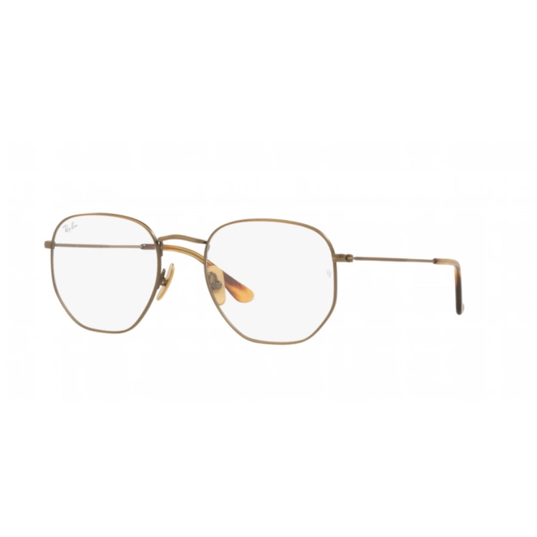 RAY-BAN RX 8148V HEXAGONAL 1222 ORO ANTICO SEMILUCIDO CALIBRO 51
