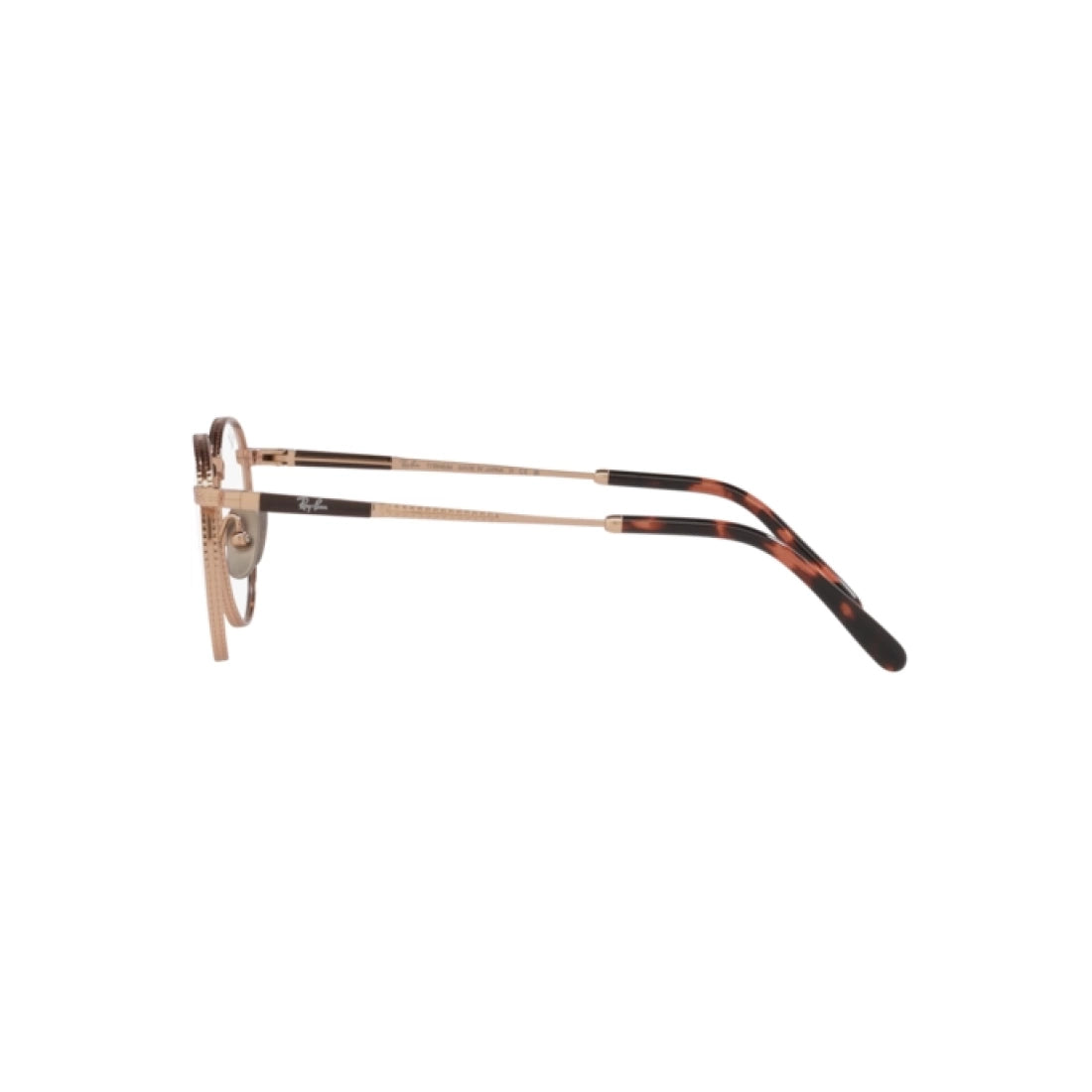 OCCHIALE DA VISTA UNISEX RAY-BAN RX 8237V ROUND TITANIUM 1236 ORO ROSA CALIBRO 47