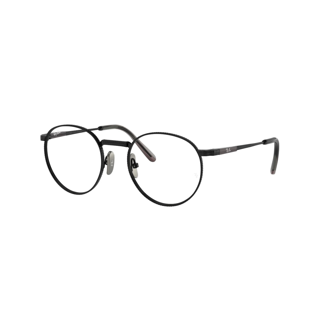 OCCHIALE DA VISTA UNISEX RAY-BAN RX 8237V ROUND TITANIUM 1237 NERO CALIBRO 47