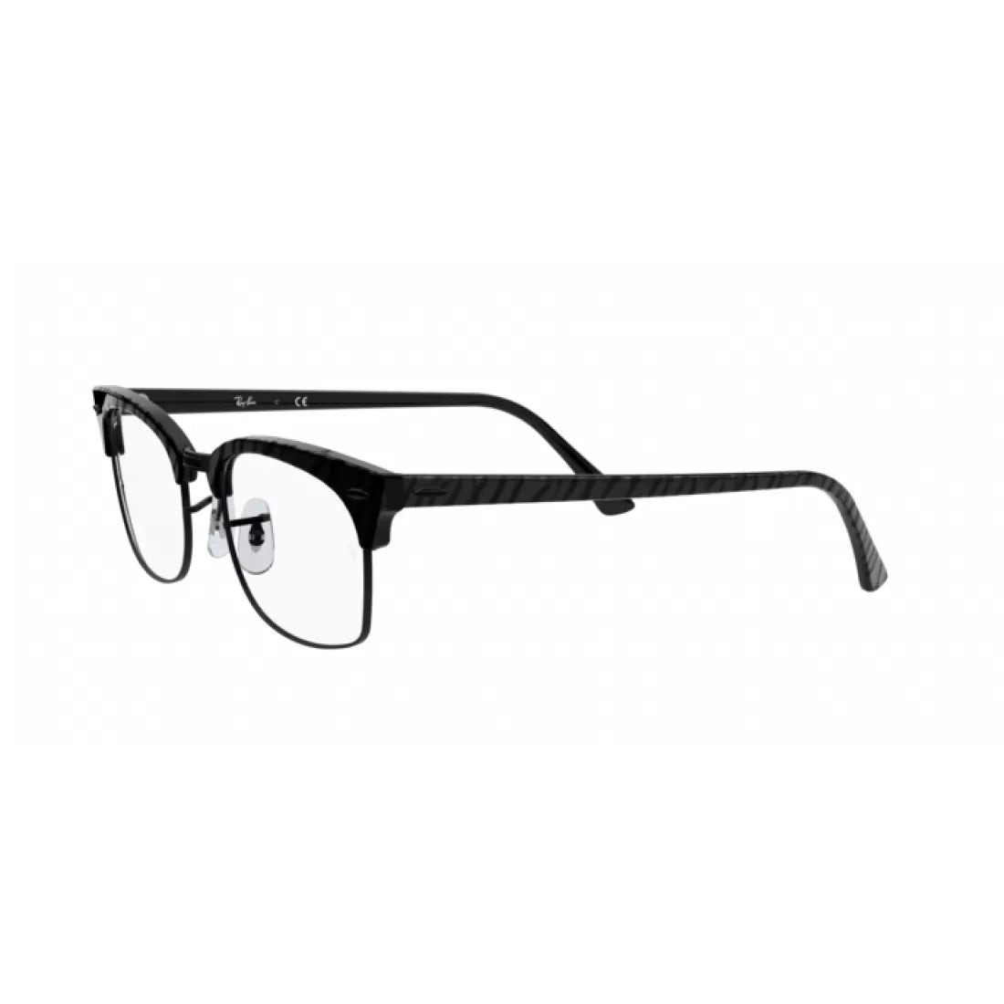 OCCHIALE DA VISTA UNISEX RAY-BAN RX 3916V - 8049 TOP RUGOSO NERO SU NERO CALIBRO 50