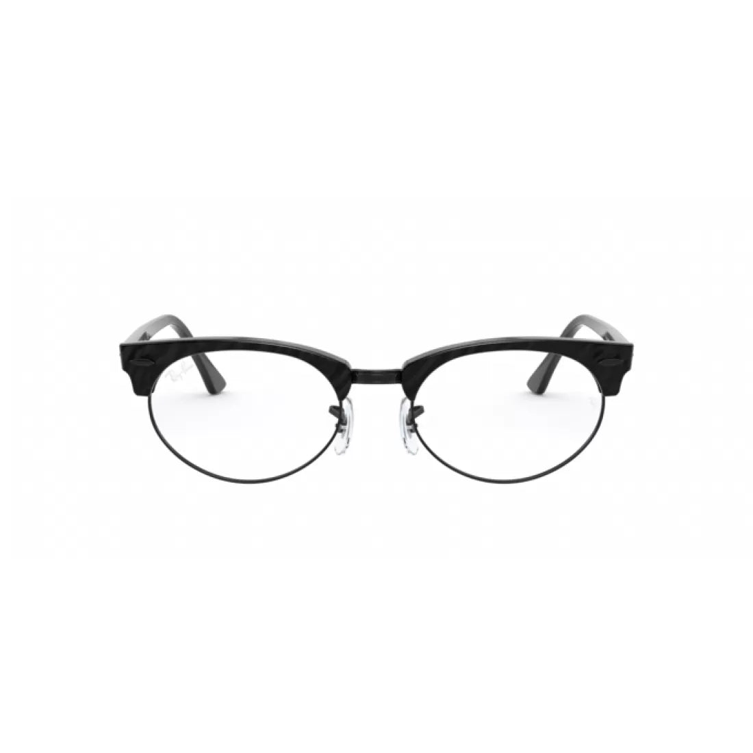 OCCHIALE DA VISTA UNISEX RAY-BAN RX 3946V - 8049 PARTE SUPERIORE RUGOSA NERO SU NERO CALIBRO 52