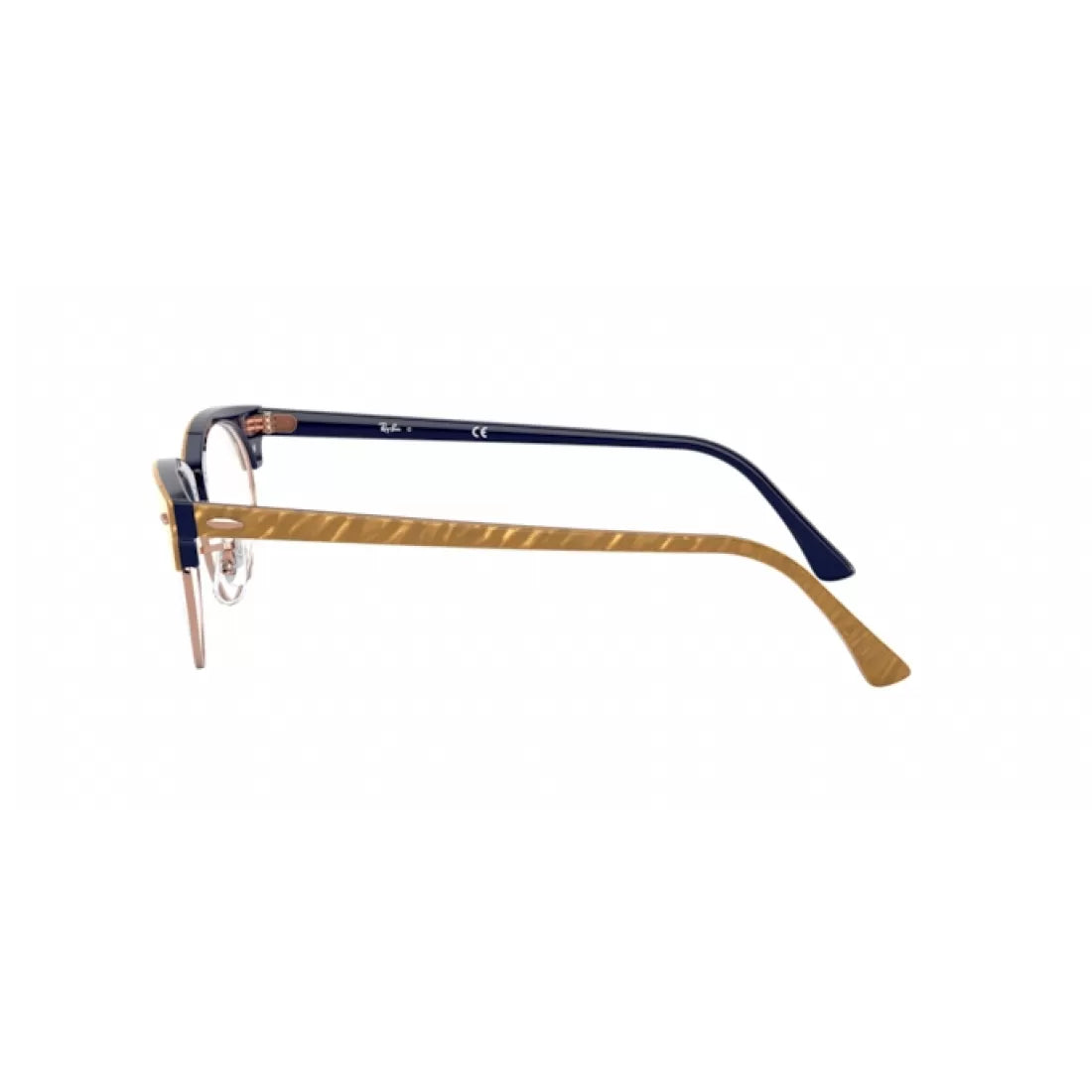 OCCHIALE DA VISTA UNISEX RAY-BAN RX 3946V - 8051 TOP STROPICCIATO BEIGE SU BLU CALIBRO 50
