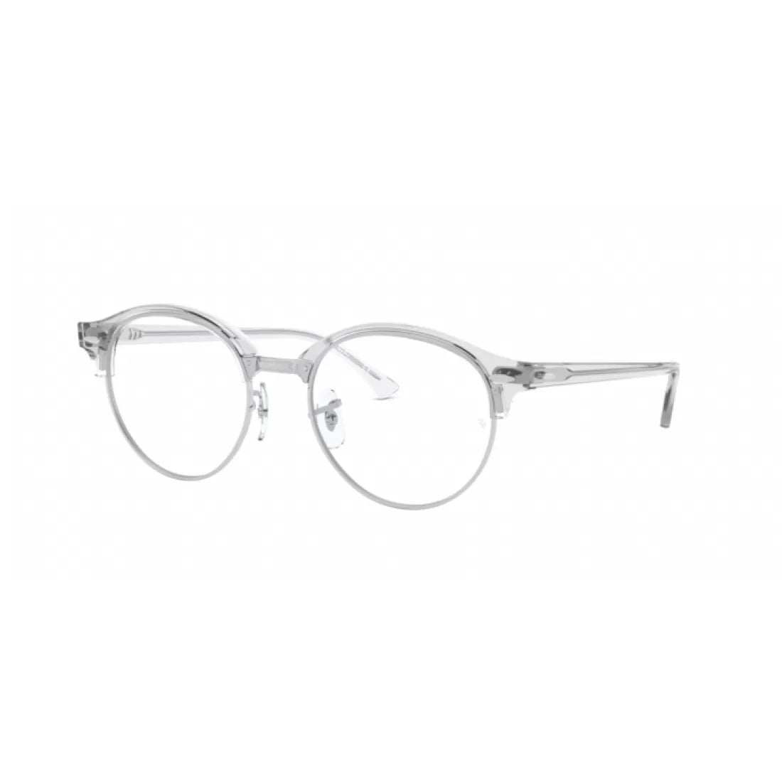 OCCHIALE DA VISTA UNISEX RAY-BAN RX 4246V CLUBROUND 2001 BIANCO TRASPARENTE CALIBRO 49