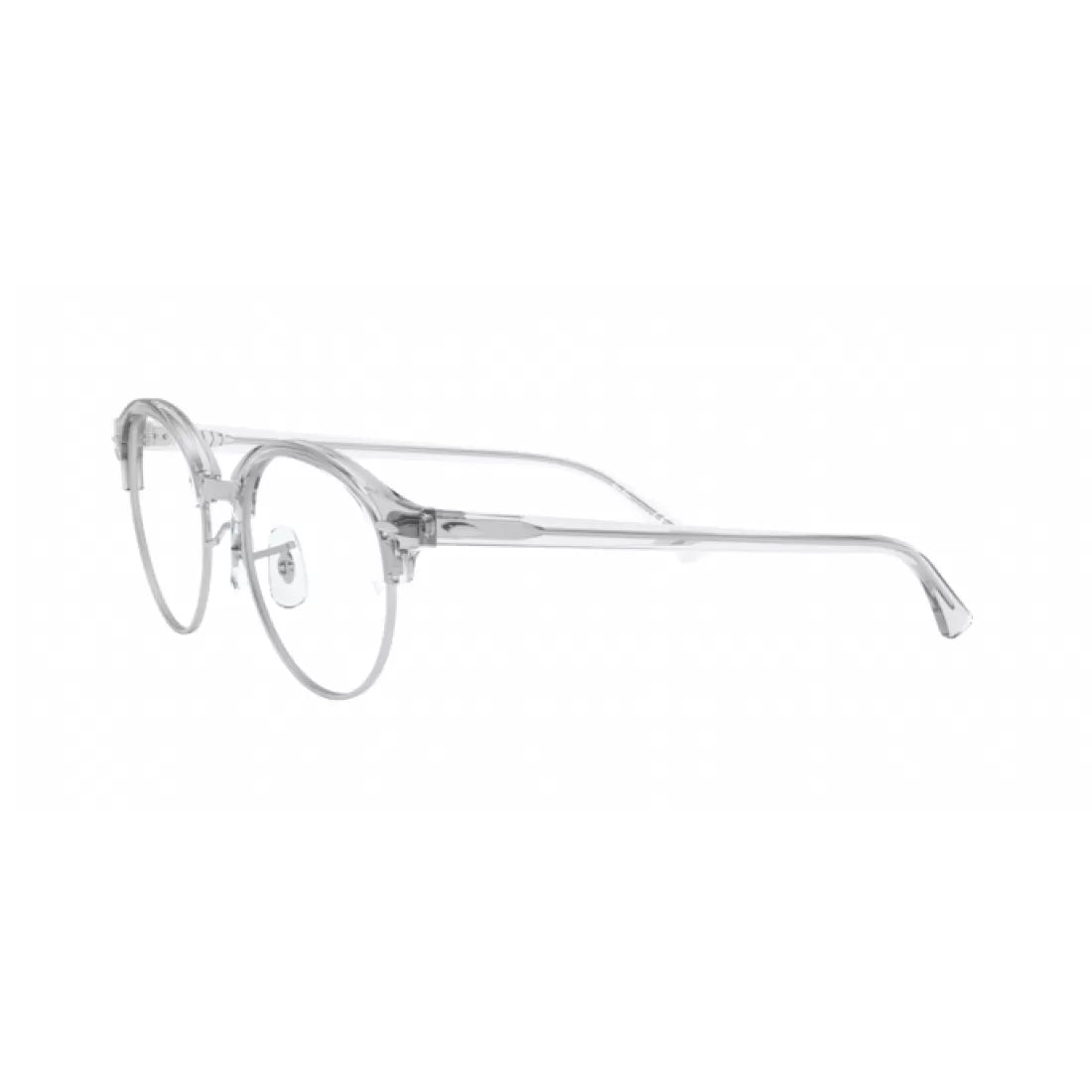 OCCHIALE DA VISTA UNISEX RAY-BAN RX 4246V CLUBROUND 2001 BIANCO TRASPARENTE CALIBRO 49