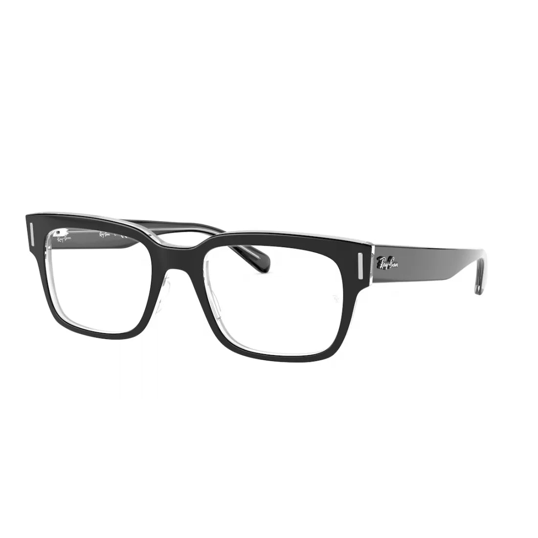 OCCHIALE DA VISTA UOMO RAY-BAN RX 5388 - 2034 TOP NERO SU TRASPARENTE CALIBRO 53