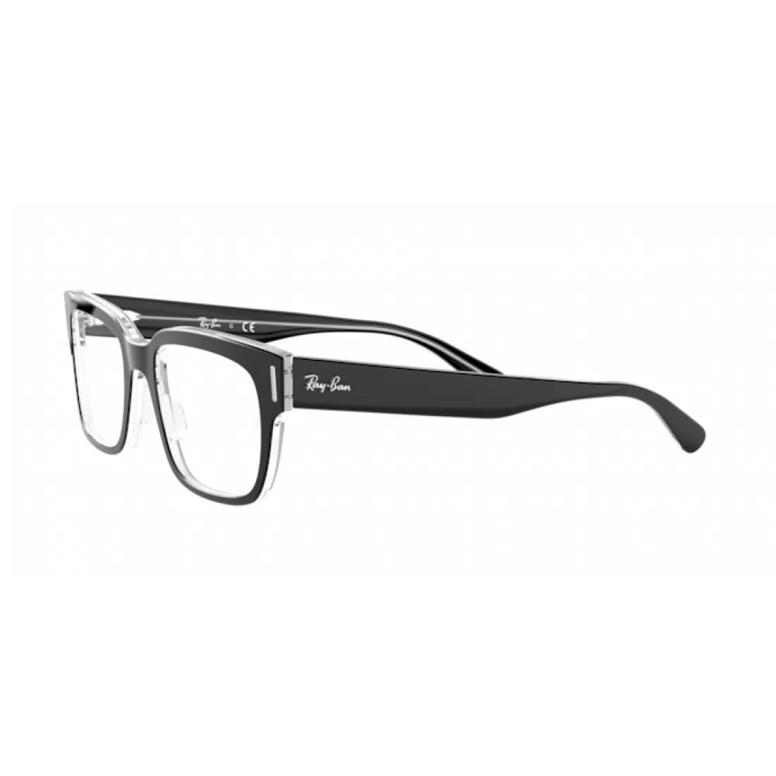 OCCHIALE DA VISTA UOMO RAY-BAN RX 5388 - 2034 TOP NERO SU TRASPARENTE CALIBRO 51