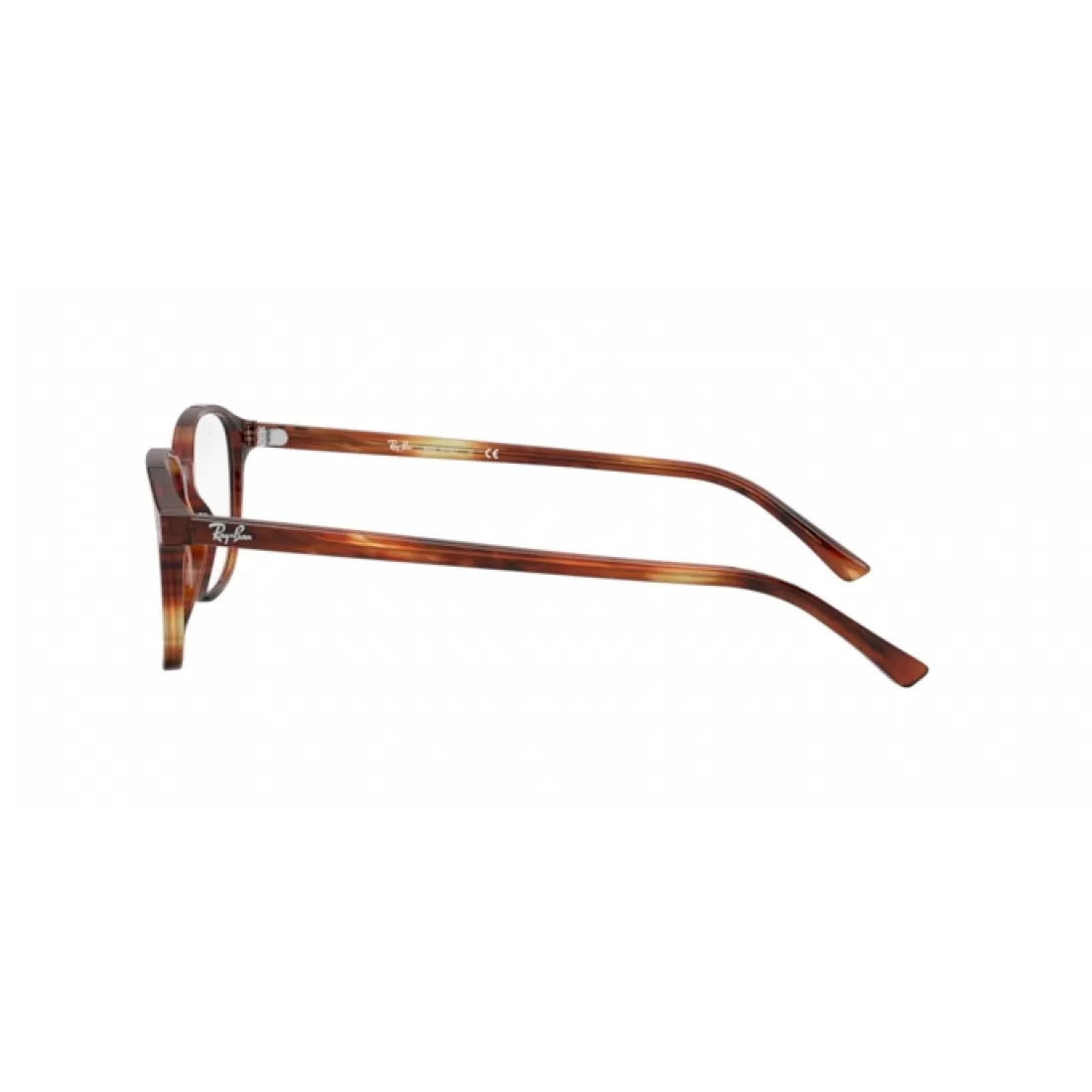 OCCHIALE DA VISTA UNISEX RAY-BAN RX 5393 LEONARD 2144 AVANA A STRISCE CALIBRO 49