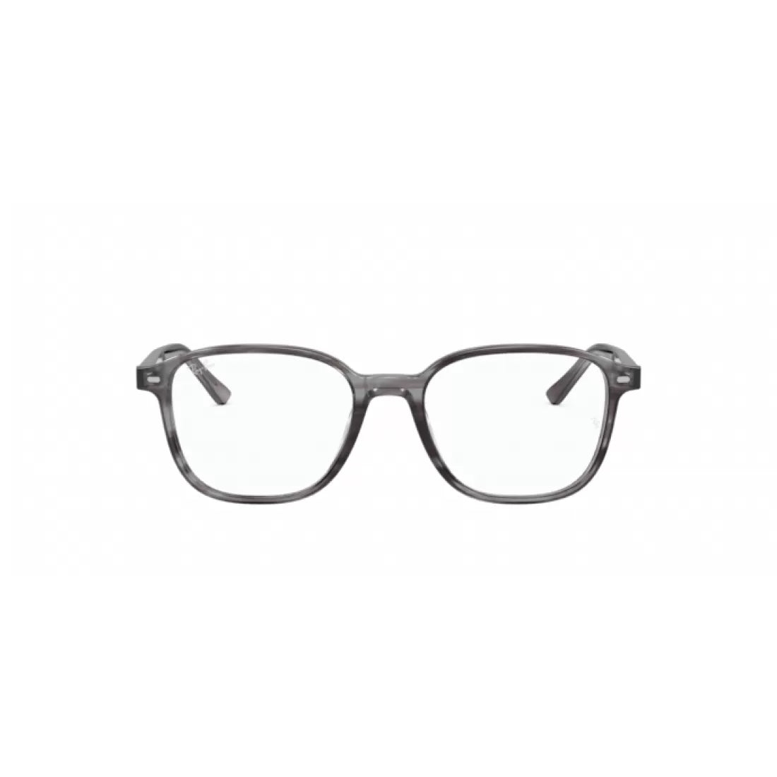 OCCHIALE DA VISTA UNISEX RAY-BAN RX 5393 LEONARD 8055 GRIGIO A STRISCE CALIBRO 49
