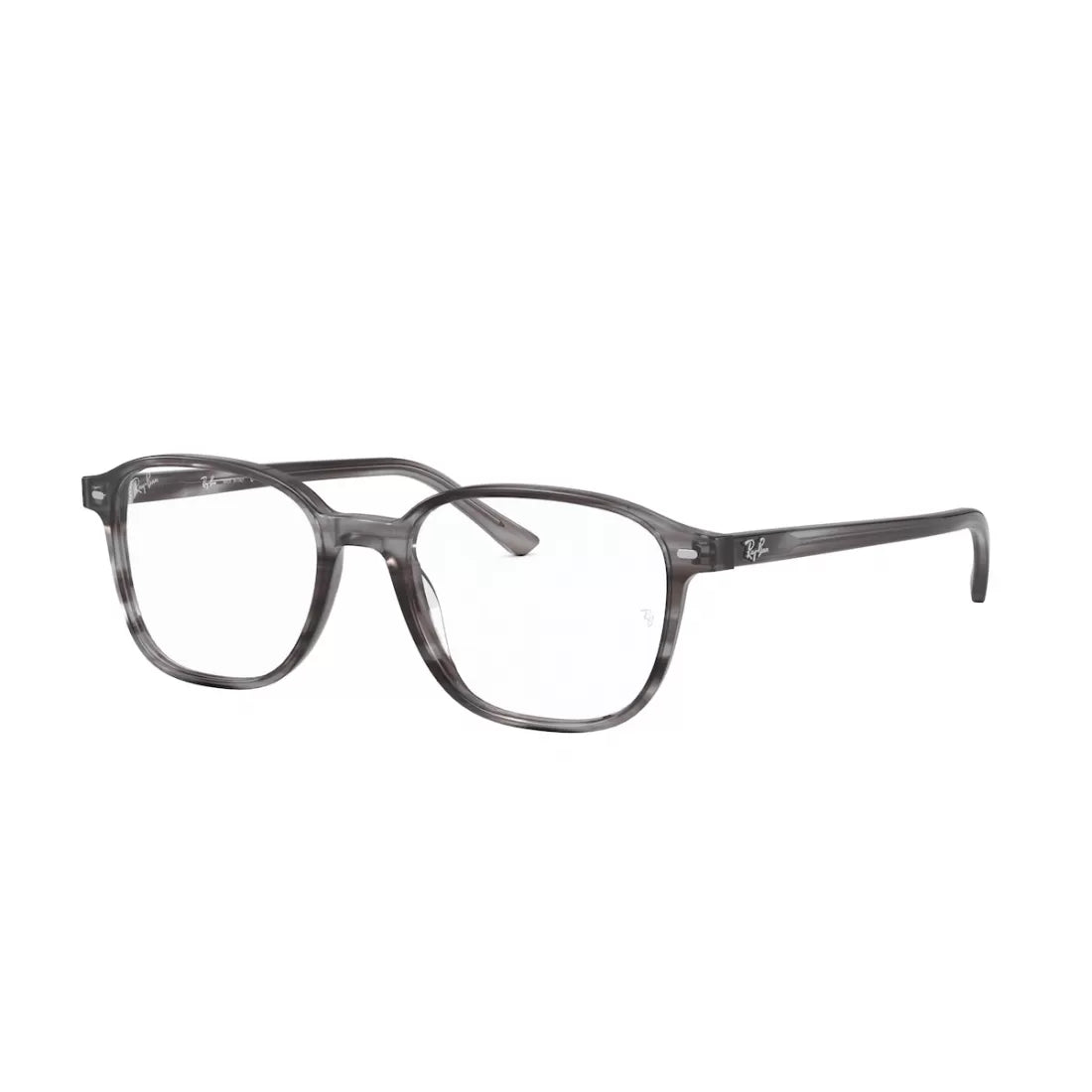 OCCHIALE DA VISTA UNISEX RAY-BAN RX 5393 LEONARD 8055 GRIGIO A STRISCE CALIBRO 49