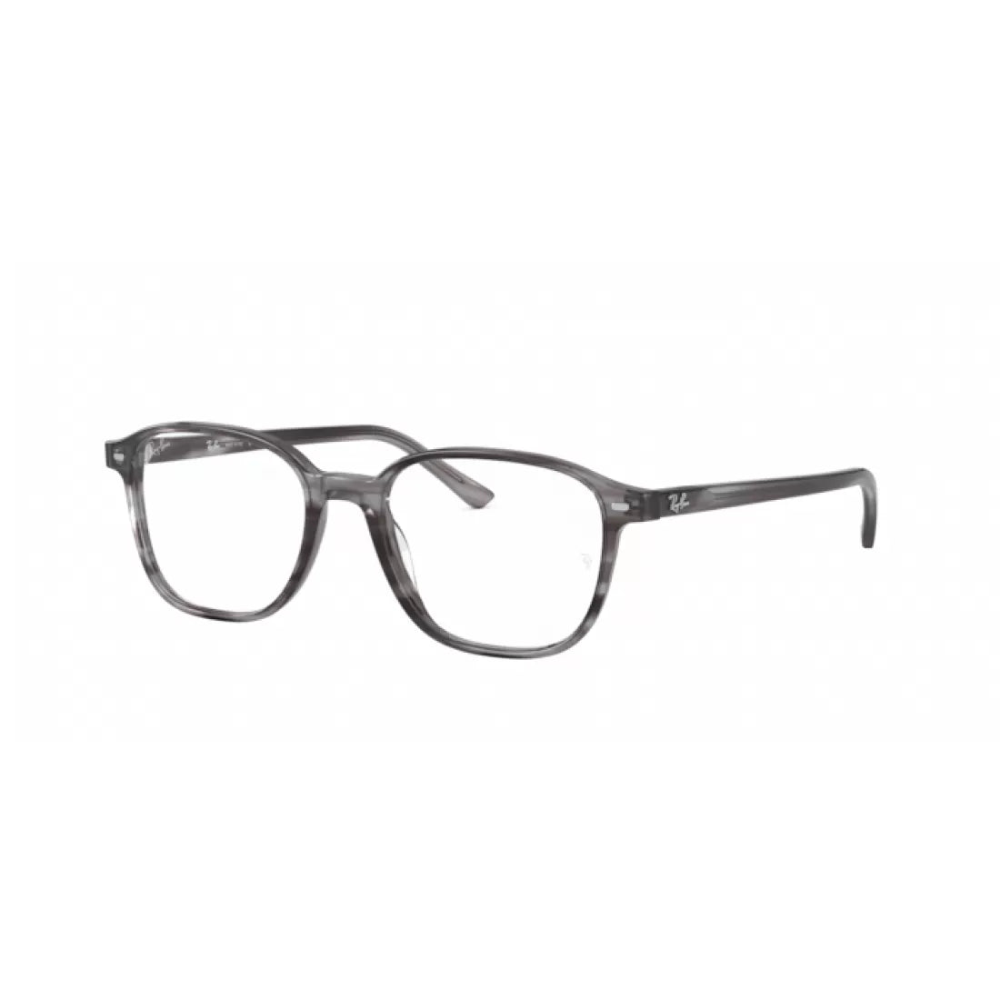 OCCHIALE DA VISTA UNISEX RAY-BAN RX 5393 LEONARD 8055 GRIGIO A STRISCE CALIBRO 49