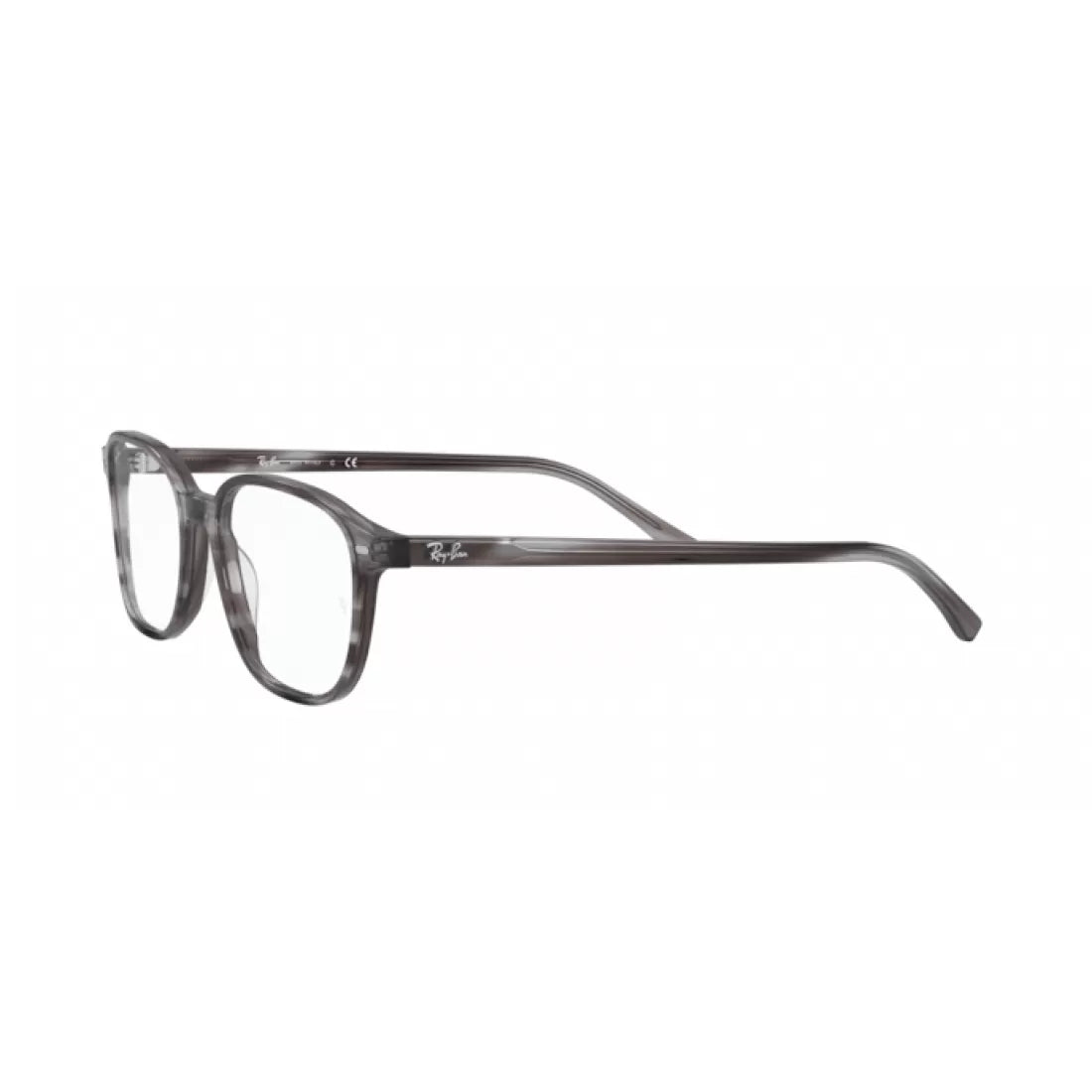 OCCHIALE DA VISTA UNISEX RAY-BAN RX 5393 LEONARD 8055 GRIGIO A STRISCE CALIBRO 47