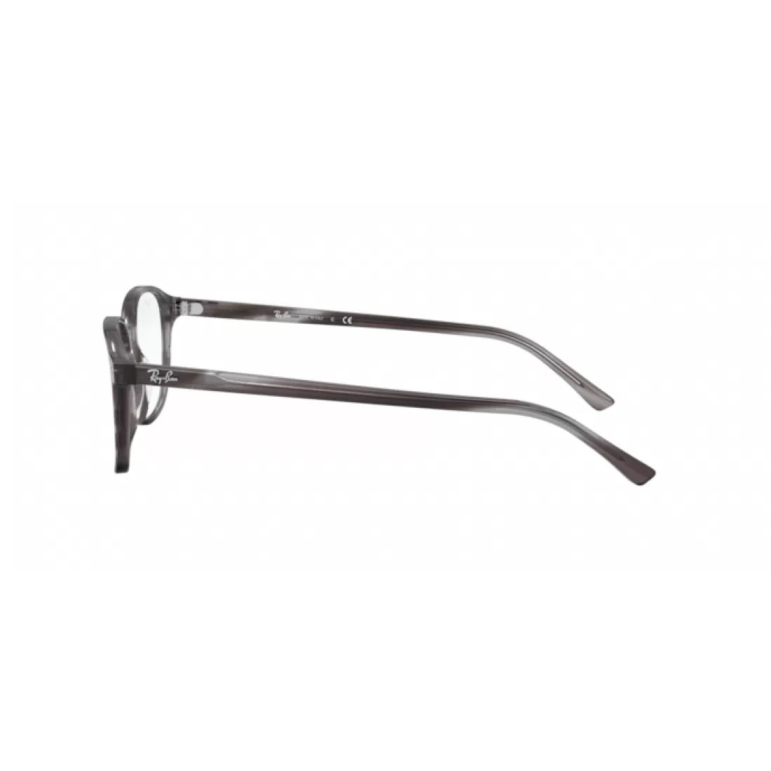 OCCHIALE DA VISTA UNISEX RAY-BAN RX 5393 LEONARD 8055 GRIGIO A STRISCE CALIBRO 49
