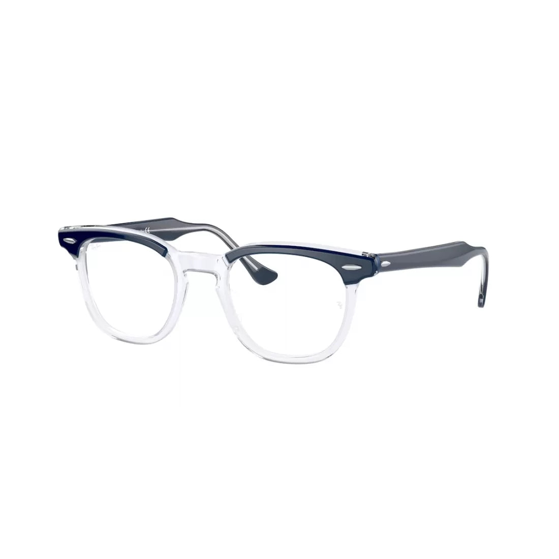 OCCHIALE DA VISTA UNISEX RAY-BAN RX 5398 HAWKEYE 8110 BLU SU TRASPARENTE CALIBRO 48
