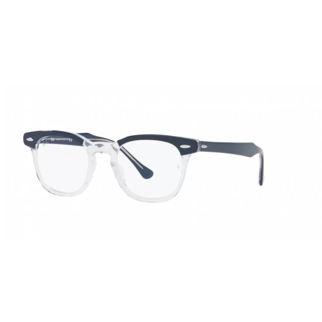 OCCHIALE DA VISTA UNISEX RAY-BAN RX 5398 HAWKEYE 8110 BLU SU TRASPARENTE CALIBRO 48