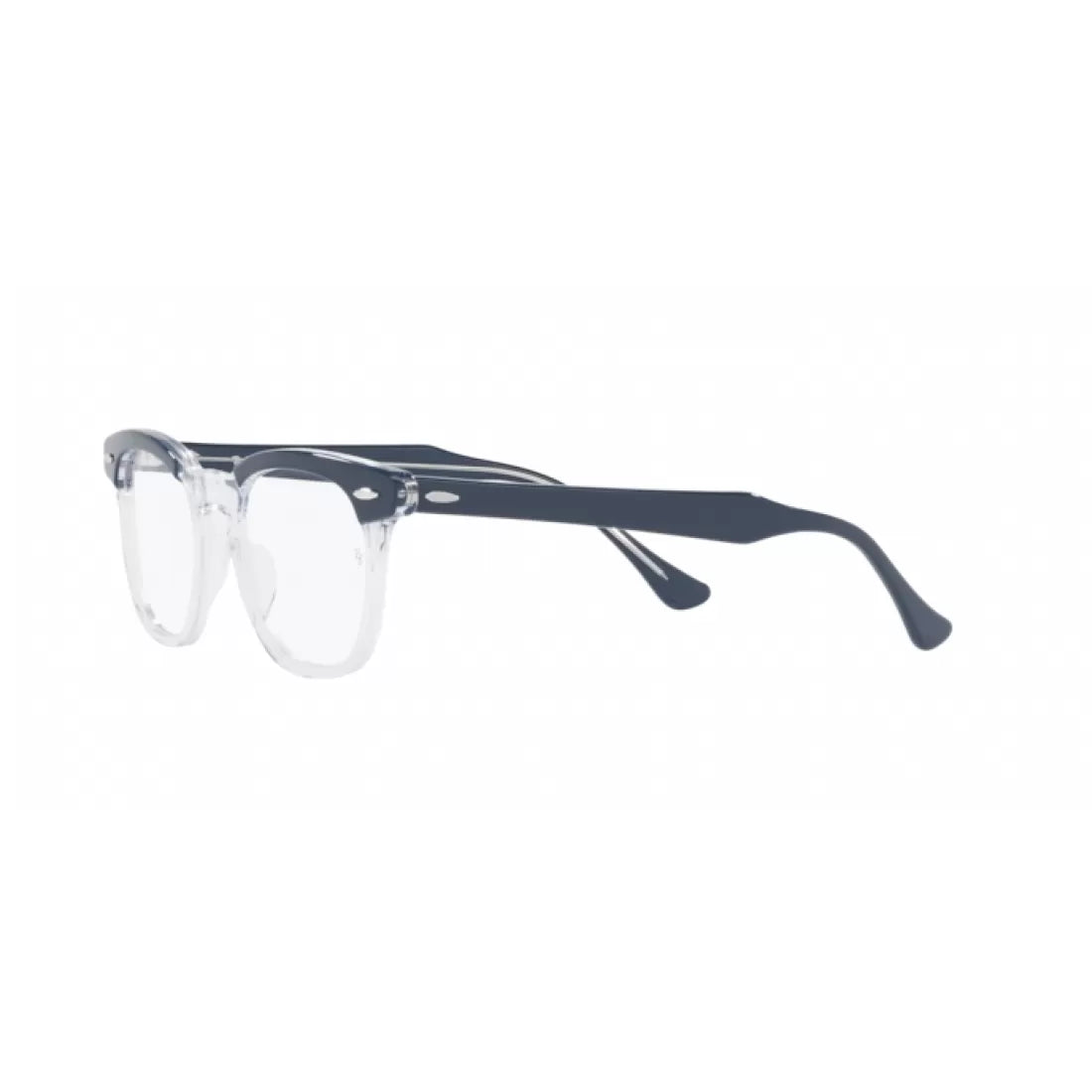 OCCHIALE DA VISTA UNISEX RAY-BAN RX 5398 HAWKEYE 8110 BLU SU TRASPARENTE CALIBRO 48