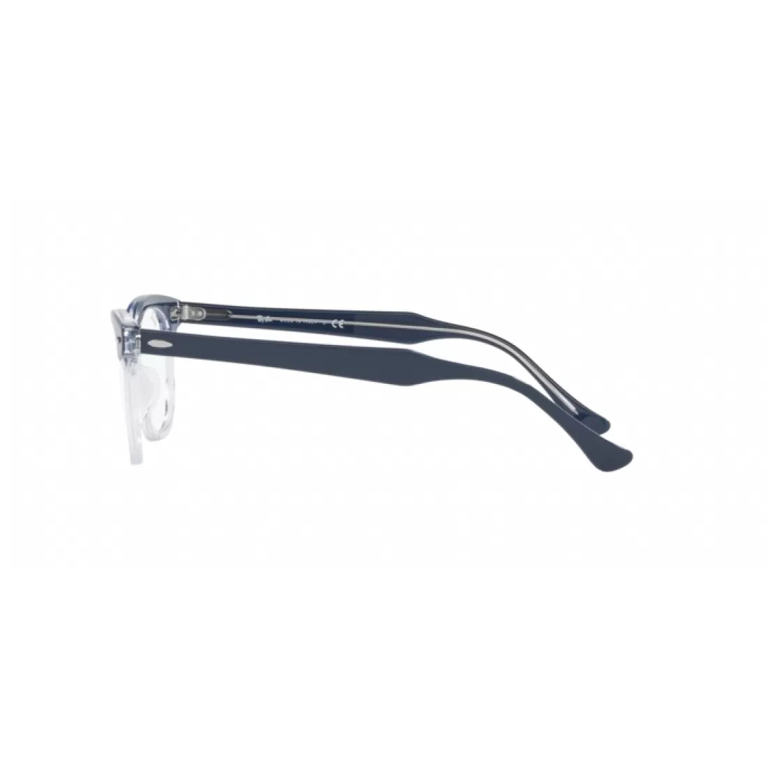OCCHIALE DA VISTA UNISEX RAY-BAN RX 5398 HAWKEYE 8110 BLU SU TRASPARENTE CALIBRO 48