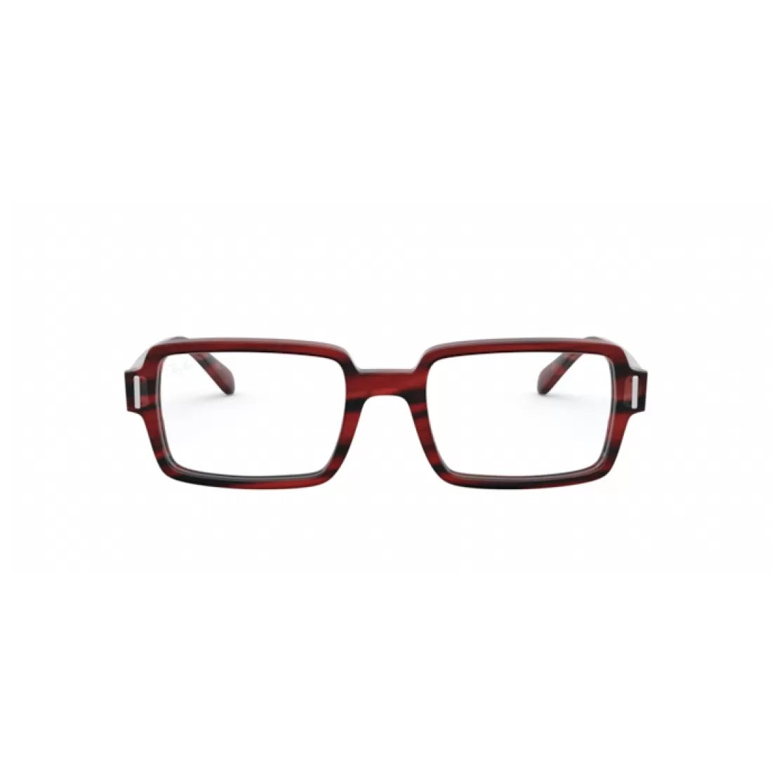 OCCHIALE DA VISTA DONNA RAY-BAN RX 5473 BENJI 8054 ROSSO A STRISCE CALIBRO 50