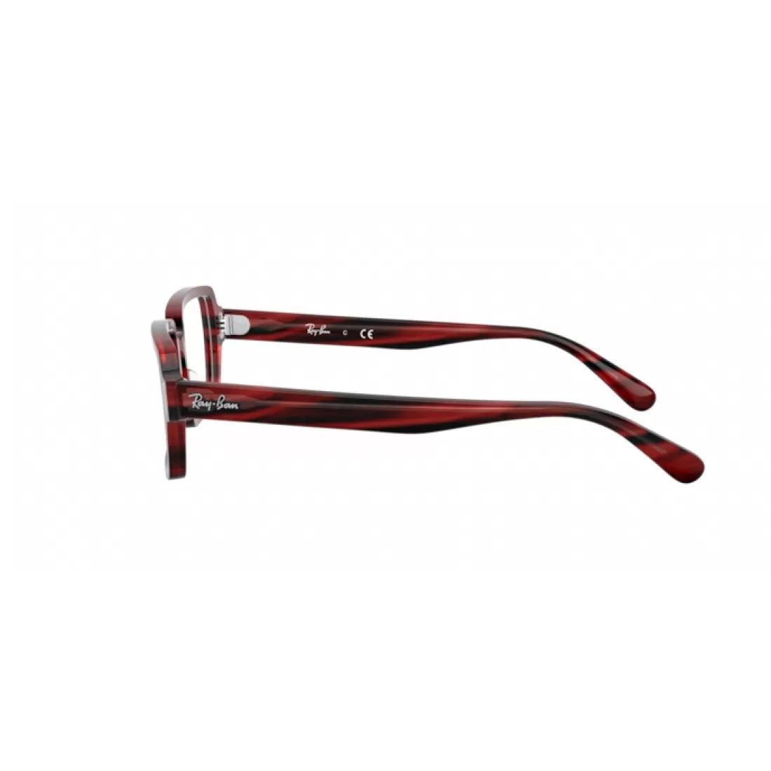 OCCHIALE DA VISTA DONNA RAY-BAN RX 5473 BENJI 8054 ROSSO A STRISCE CALIBRO 50