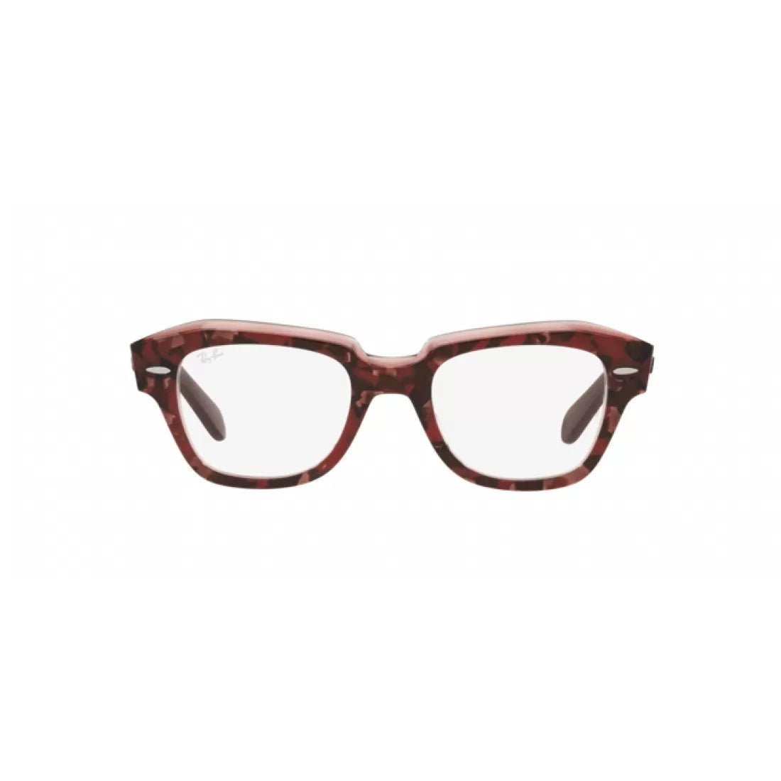 OCCHIALE DA VISTA UNISEX RAY-BAN RX 5486 STATE STREET 8097 HAVANA SU VIOLA TRASPARENTE CALIBRO 48