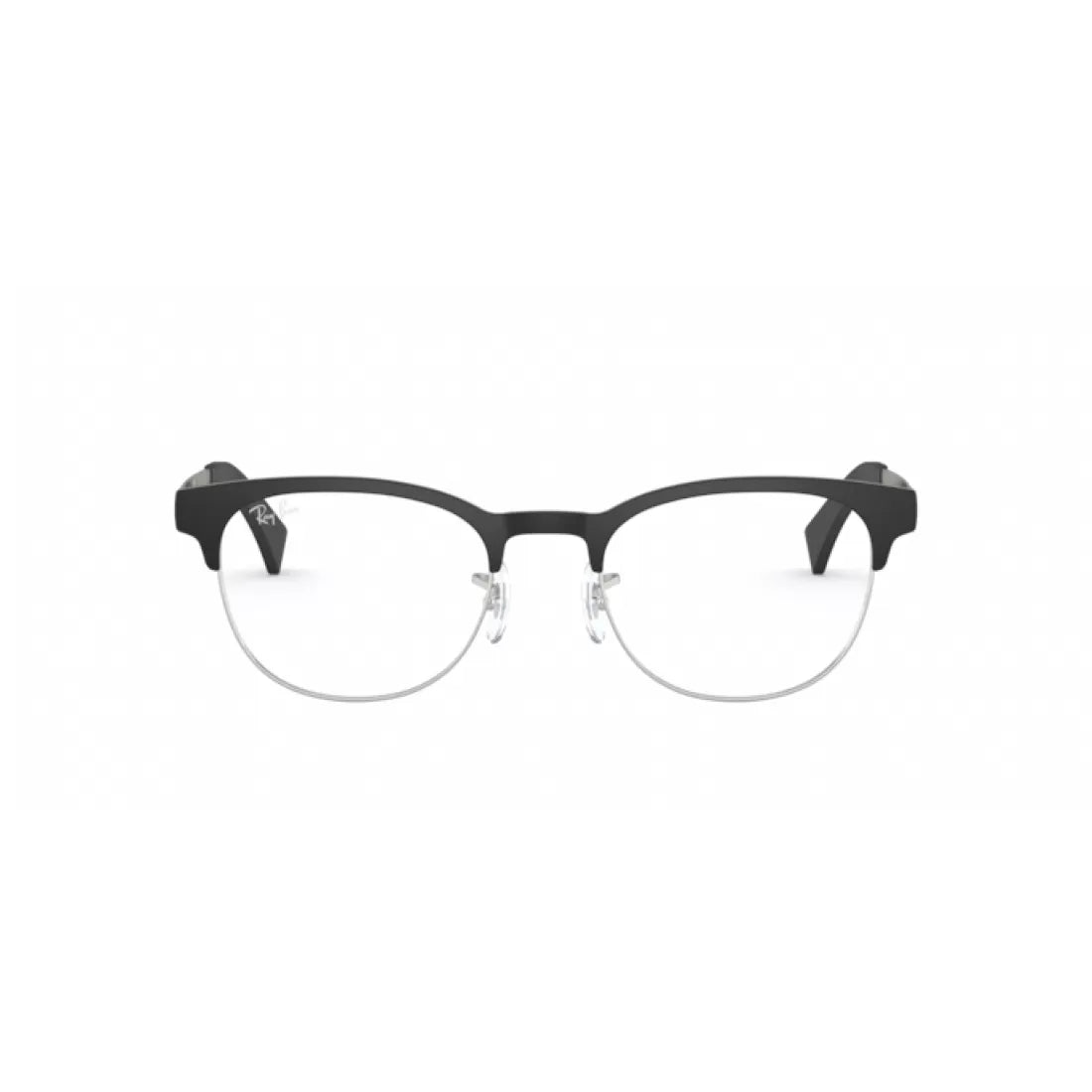 OCCHIALE DA VISTA UNISEX RAY-BAN RX 6317 - 2832 TOP NERO SU ARGENTO OPACO