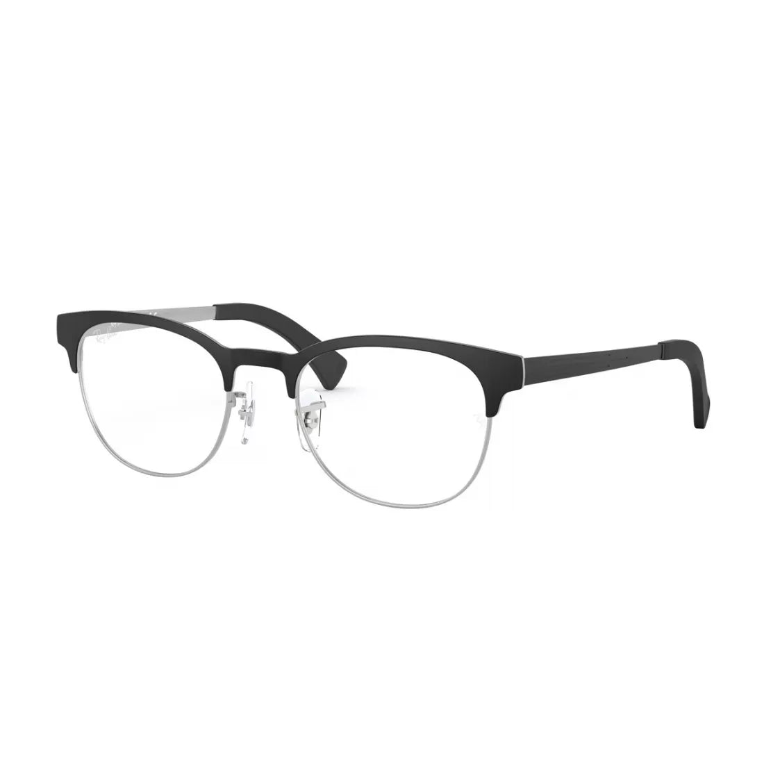 OCCHIALE DA VISTA UNISEX RAY-BAN RX 6317 - 2832 TOP NERO SU ARGENTO OPACO