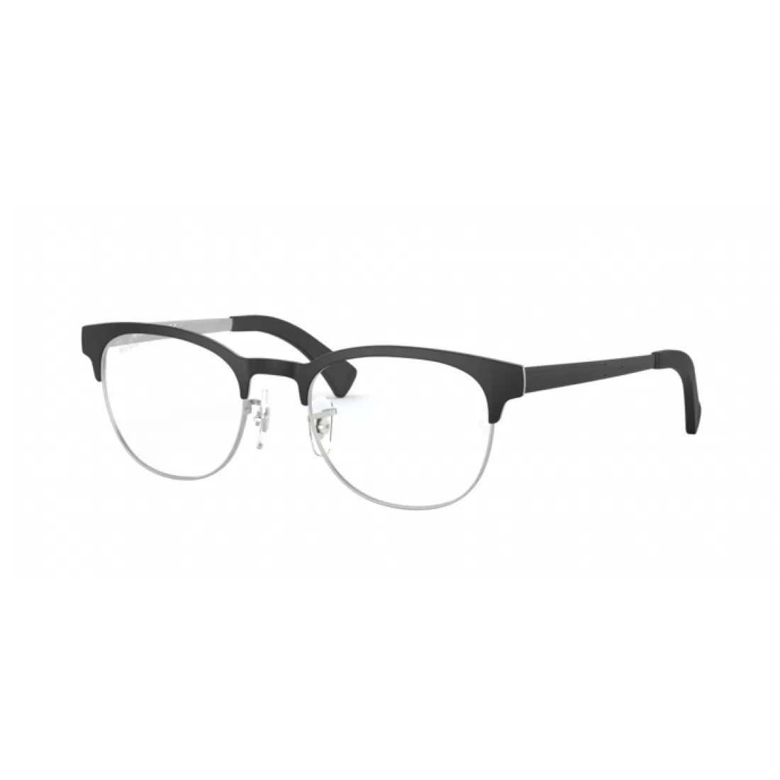 OCCHIALE DA VISTA UNISEX RAY-BAN RX 6317 - 2832 TOP NERO SU ARGENTO OPACO