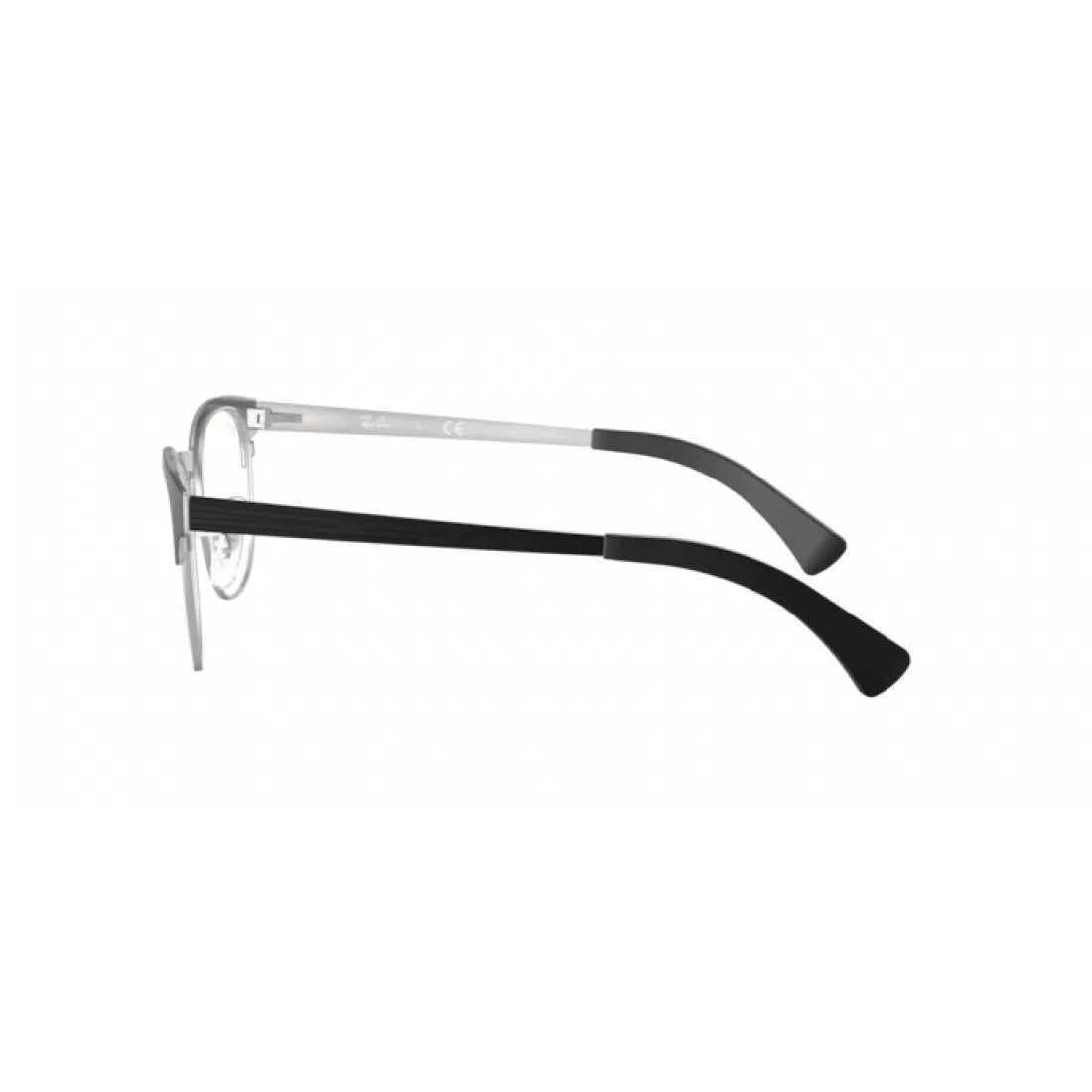 OCCHIALE DA VISTA UNISEX RAY-BAN RX 6317 - 2832 TOP NERO SU ARGENTO OPACO