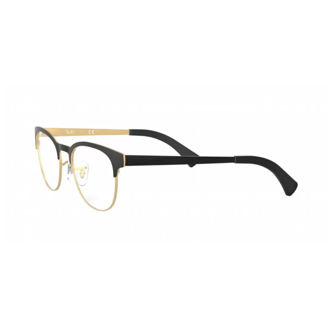 OCCHIALE DA VISTA UNISEX RAY-BAN RX 6317 - 2833 TOP NERO SU ORO OPACO