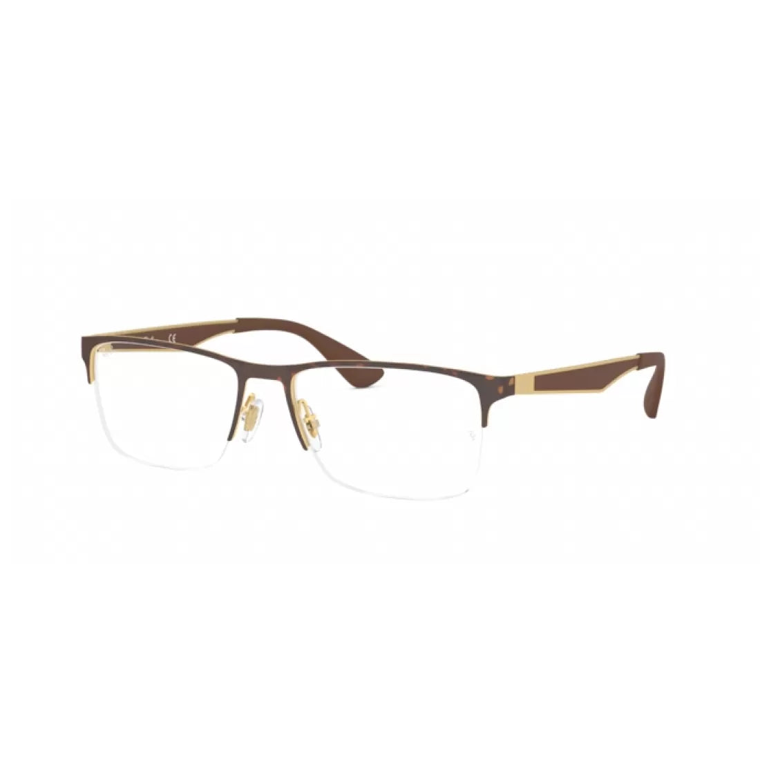 OCCHIALE DA VISTA UOMO RAY-BAN RX 6335 - 2917 GOLD-AVANA CALIBRO 56