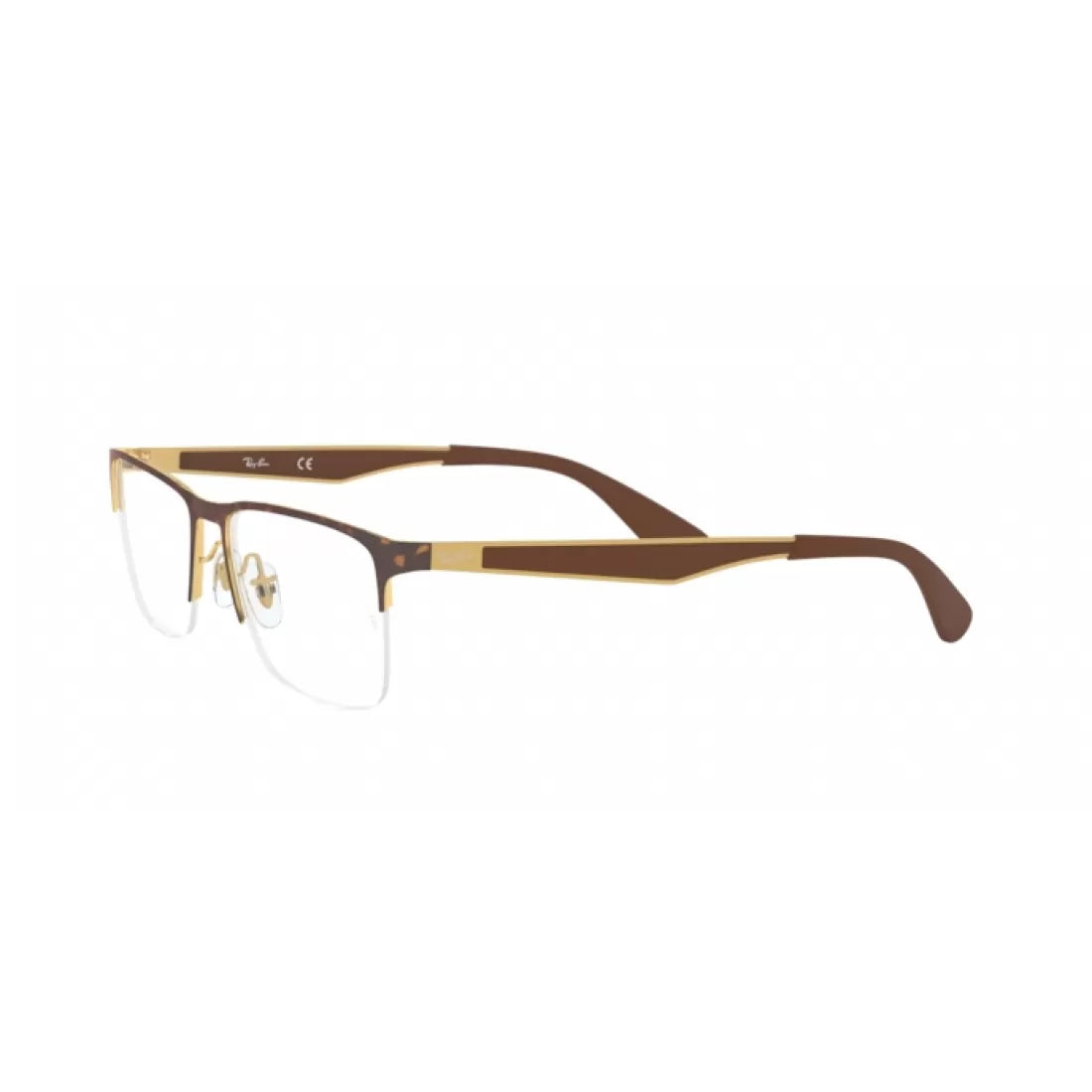 OCCHIALE DA VISTA UOMO RAY-BAN RX 6335 - 2917 GOLD-AVANA CALIBRO 56