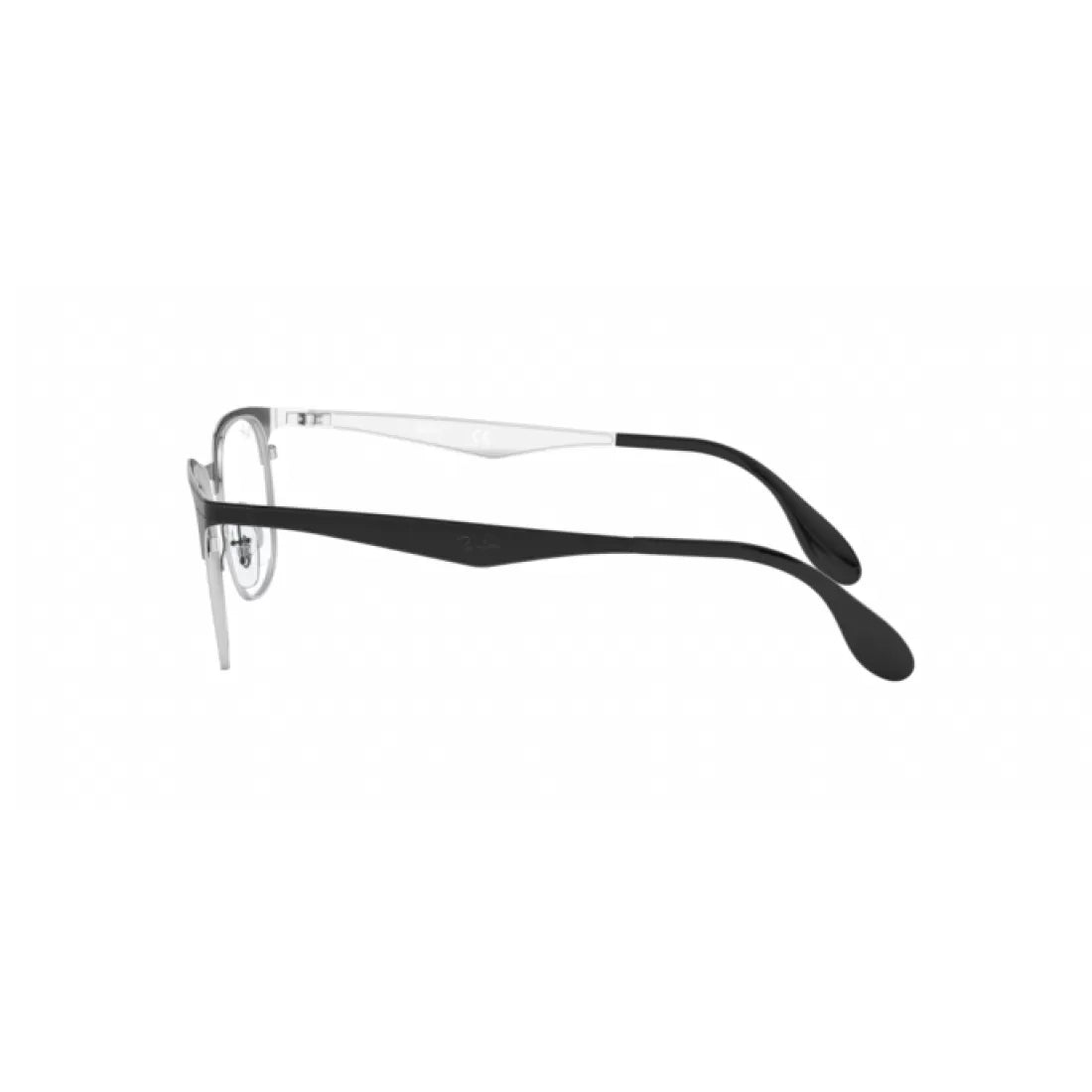 OCCHIALE DA VISTA UNISEX RAY-BAN RX 6346 - 2861 TOP NERO SU ARGENTO CALIBRO 52