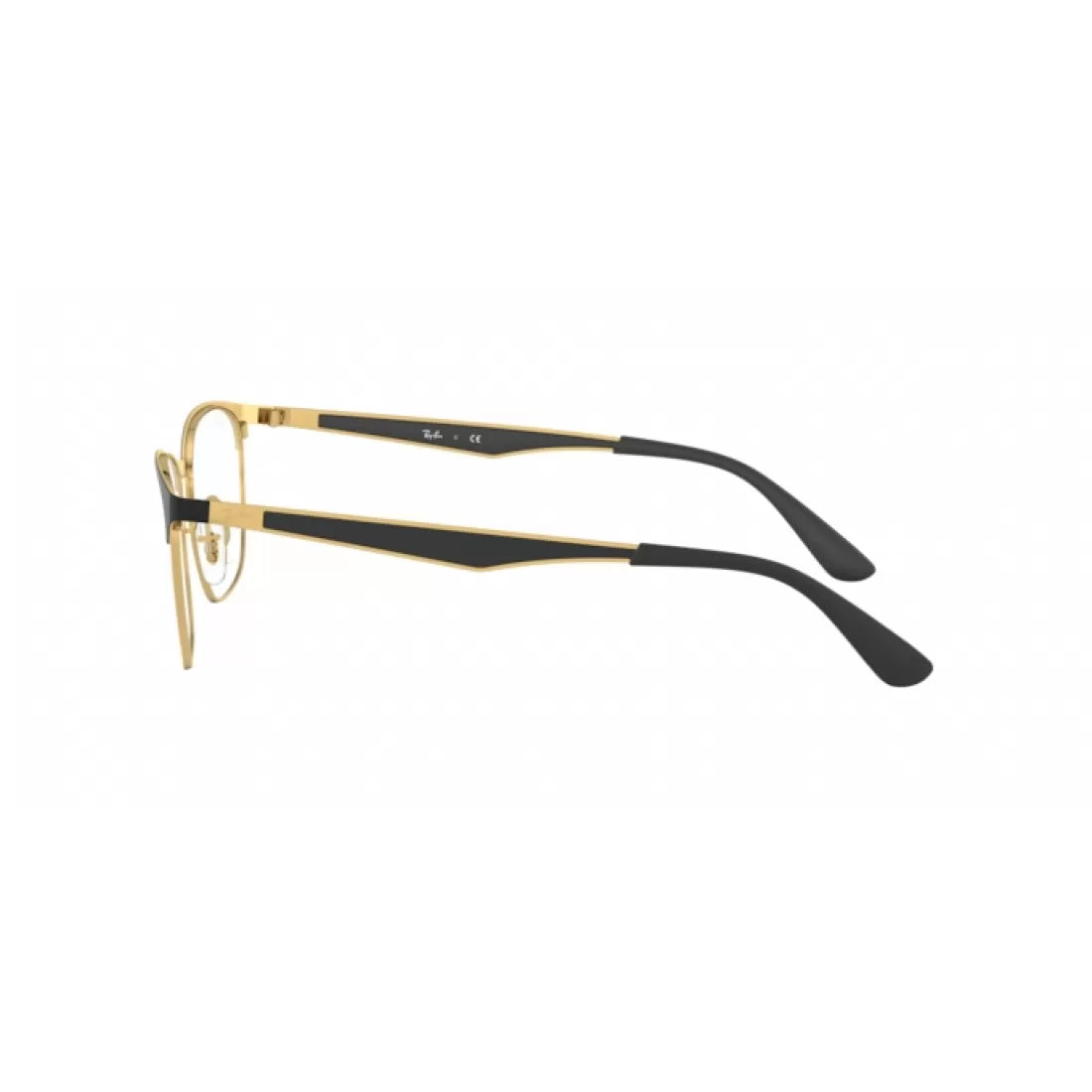 OCCHIALE DA VISTA UNISEX RAY-BAN RX 6356 - 2875 TOP NERO OPACO SU ORO LUCIDO CALIBRO 52