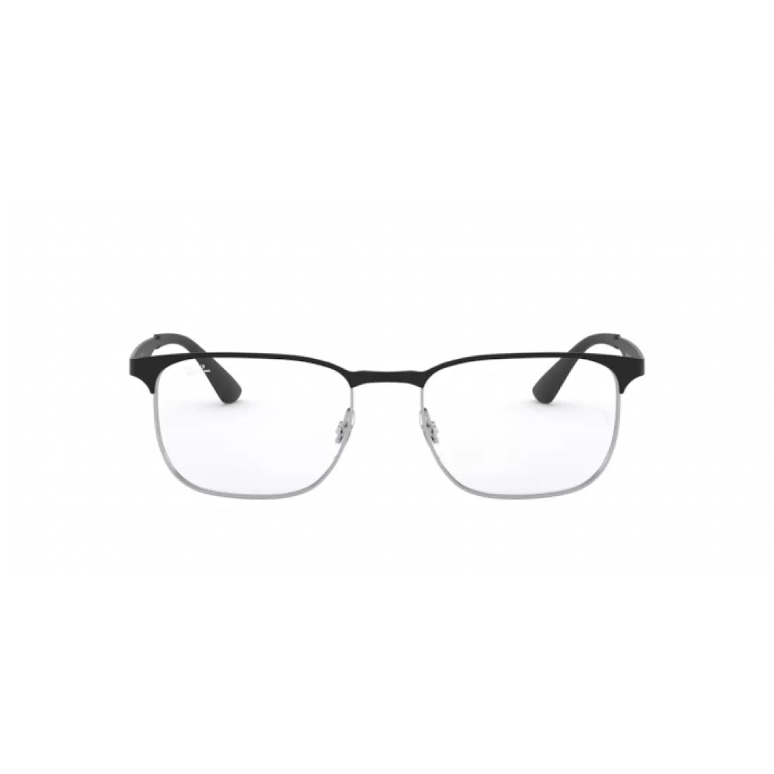 OCCHIALE DA VISTA UNISEX RAY-BAN RX 6363 - 2861 TOP ARGENTO SU NERO CALIBRO 54