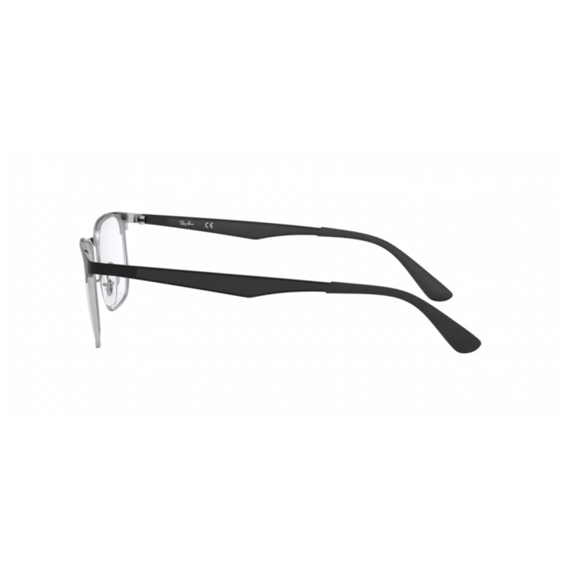 OCCHIALE DA VISTA UNISEX RAY-BAN RX 6363 - 2861 TOP ARGENTO SU NERO CALIBRO 54