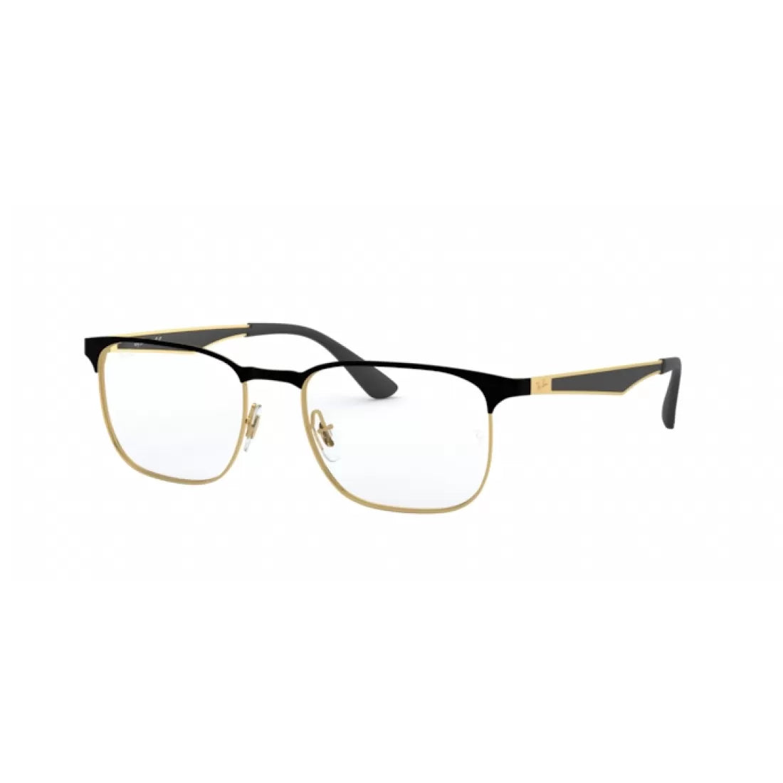 OCCHIALE DA VISTA UNISEX RAY-BAN RX 6363 - 2890 TOP D'ORO SU NERO CALIBRO 52